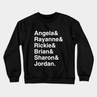 90s Teen Drama List Crewneck Sweatshirt